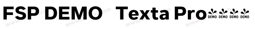 FSP DEMO   Texta Pro字体转换